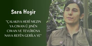 TAYBET – Sara Hogir: Çalakiya herî mezin ya ciwan û jinên ciwan ve tevlîbûna nava refên gerîla ye