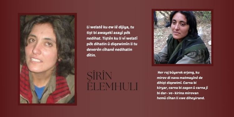TAYBET: Ji bo bîranîna şehîd Şîrîn Elemhuli – Di cîhanê de jinek ancax dikare wisa berxwe bide