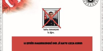 Li Efrîn dagirkerekî din jî hate ceza kirin