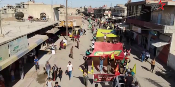 Meşa ciwan û jinên ciwan ên Rojava di roja xwe ya duyemîn de li Tirbespiyê destpêkir