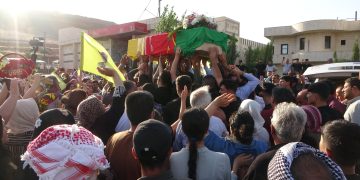 ​​​​​​​Cenazeyê şehîd Ferhad Şiblî ji Başûr gihişt Rojava