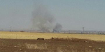 Dewleta Tirk a dagirker û çeteyên wê Til Rifetê topbaran dikin