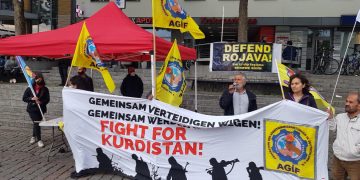 Li Kolnê êrîşên dagirkeriyê yên dewleta Tirk li ser Kurdistanê hatin şermezar kirin