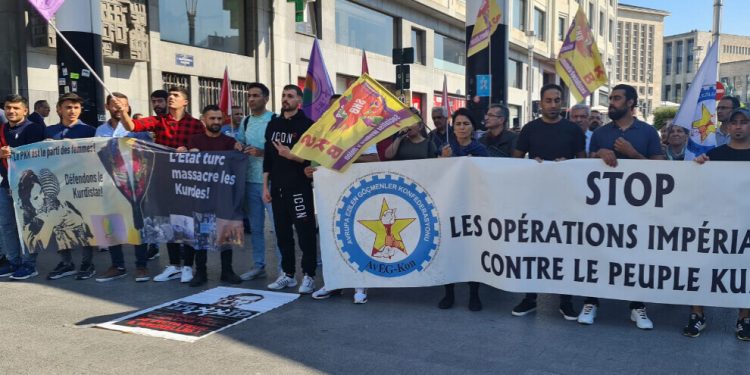 Li Brukselê li dijî dagirkeriyê çalakî hat li darxistin