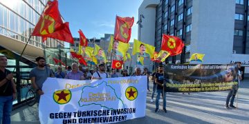 Li Aaraûyê êrîşên li ser Şengalê hatin protesto kirin