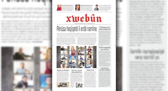 Rojnameya Xwebûnê bi manşeta ‘Pênûsa heqîqetê li erdê namîne’ derket