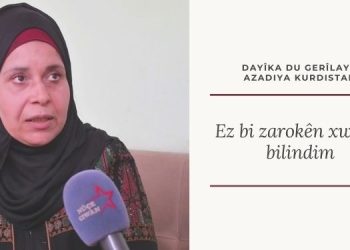 Dayîka Gerîla: Ez bi zarokên xwe ser bilindim