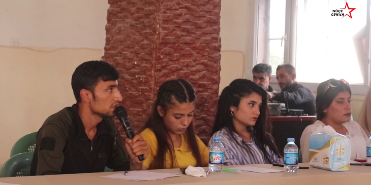 Ciwanên Partiya Sûriyeya Pêşerojê komxebatek li darxistin