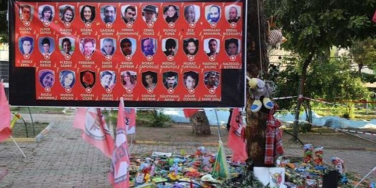 HBDH’ê di salvegera 7’emîn a Qetlîama Sirûcê de peyamek weşand