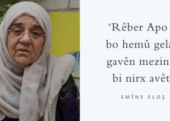 10’yemîn Salvegera Şoreşa Rojava – Emîne Eloş: Rêber Apo ji bo hemû gelan gavên mezin û bi nirx avêt