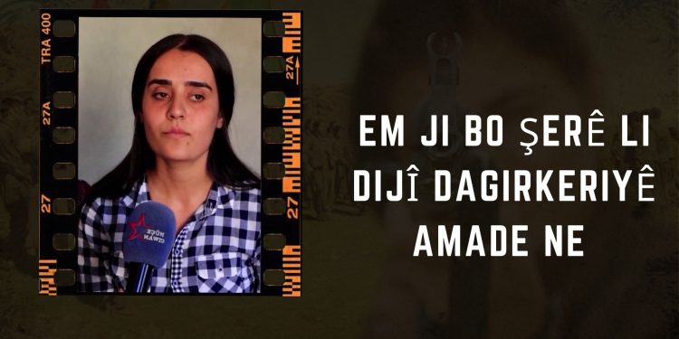 TAYBET – Zelal: Em ji bo şerê li dijî dagirkeriyê amade ne