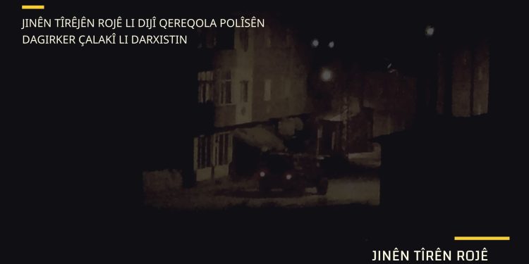 Jinên Tîrêjên Rojê qereqola dagirkeran kirin hedef