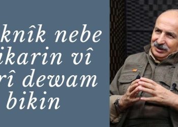 Mûstafa karasû: Teknîk nebe nikarin vî şerî dewam bikin