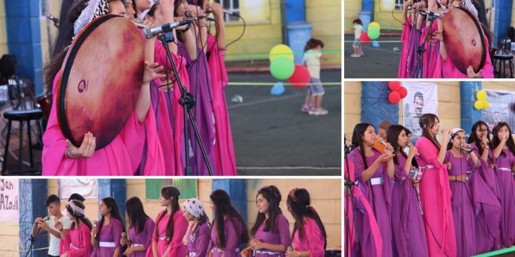 Jinên ciwan ên Şehbayê 10’emîn salvegera şoreşa Rojava pîroz kirin