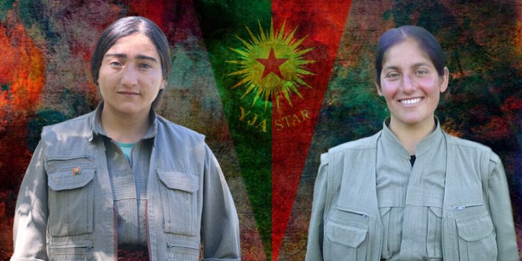 Nasnameya du gerîlayên YJA STAR’ê ku li Serhedê şehîd bûne hate eşkere kirin