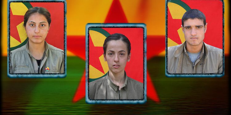 HPG’ê nasnameya 3’ê gerîlayan eşkere kir