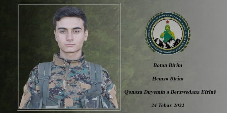 HRE’yê nasnameya şehîd Botan Birîm eşkere kir