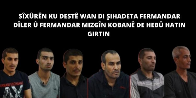 Hêzên Ewlekariya Hundirîn: Sîxûrên ku destê wan di şihadeta fermandarên me de hebûn hatin girtin