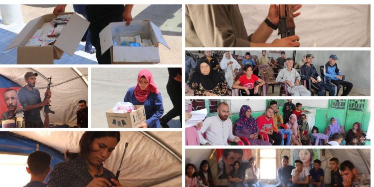 Li herêmên Bakur-Rojhilatê Sûriyeyê amadekariyên ciwanan ya ji bo şerê li dijî dagirkeriyê dewam dikin