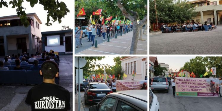 Di pêşengtiya ciwanan de fermana 3’ê Tebaxê hate şermezar kirin