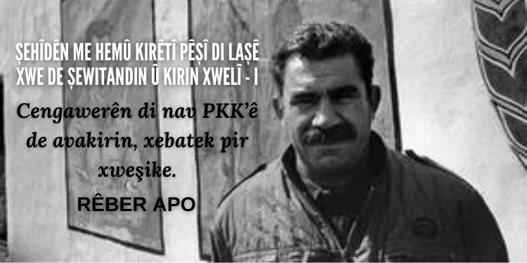 Şehîdên Me Hemû Kirêtî Pêşî Di Laşê Xwe De Şewitandin û Kirin Xwelî
