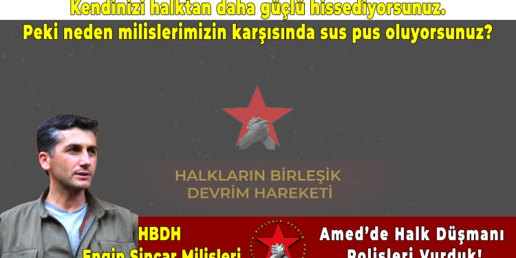 Milîsên Engîn Sîncar ên HBDH li polîsên faşîst dan