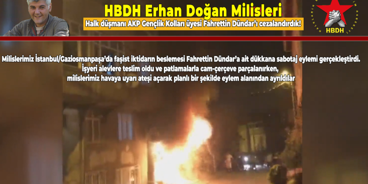 Milîsên HBDH ên Erhan Dogan: li faşîstekî endamê Baskê AKP’ê yê Ciwanan xistin