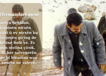 Şehîd fermandarê mene