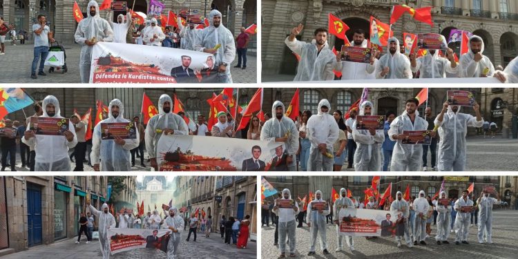 Li her derê Ewrupa bikaranîna çekên kîmyawî tê protesto kirin