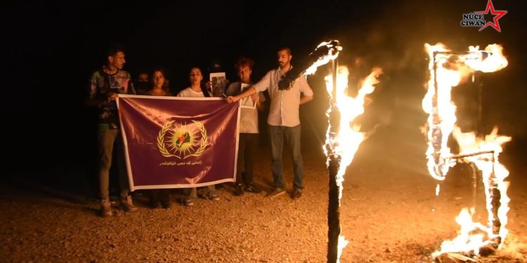 Ciwanên welatparêz û jinên têkoşer, 15’ê Tebaxê pîroz kirin