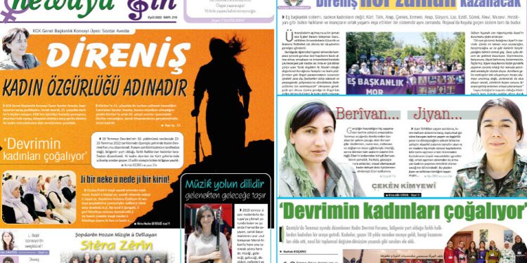 Newaya Jin bi sernivîsa “Berxwedan ji bo azadiya jinê ye” derket