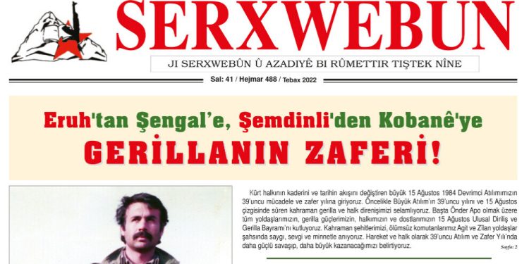 Rojnameya Serxwebûn bi hejmara xwe ya 484’an bi we re ye