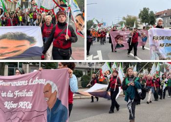 Meşa dirêj a ciwanan di roja xwe ya yekemîn de ji Essenê destpêkir