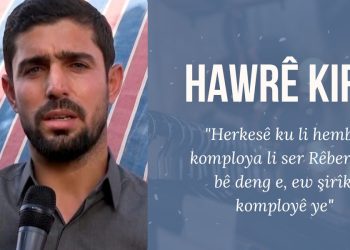 Hawrê Kifrî: Herkesê ku li hember komploya li ser Rêber Apo bê deng e, ew şirîkê komployê ye