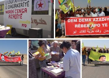 Ciwanên Rojava ji bo azadiya fîzîkî ya Rêber Apo di nava çalakiyan de ne