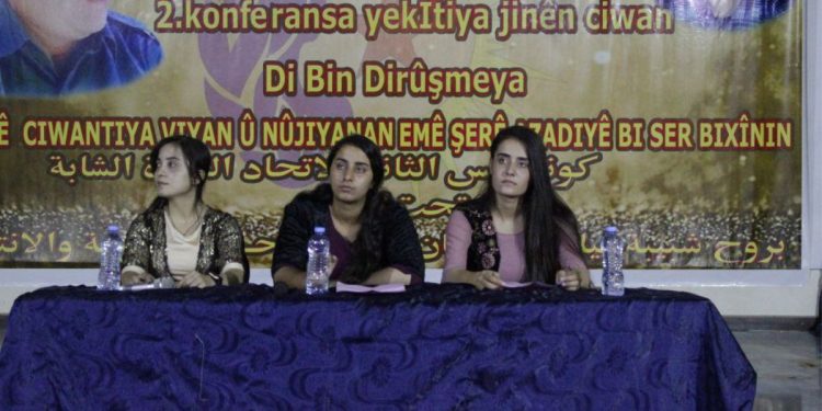 Jinên ciwan ên Efrînê 2’yemîn konferansa xwe li Şehbayê li darxistin