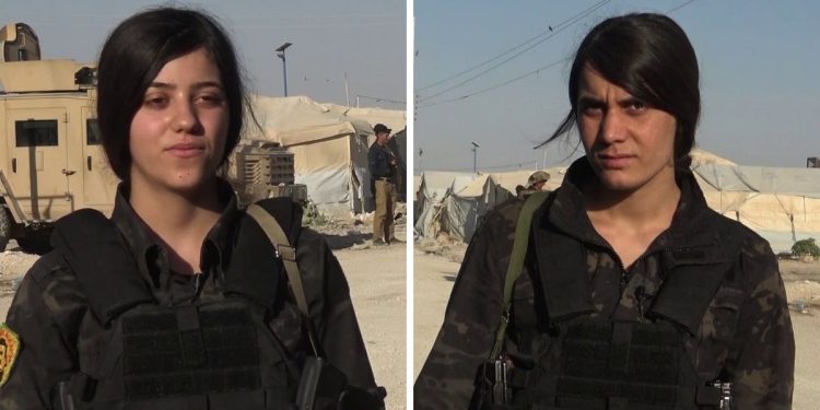 Şervanên YPJ’ê yên cihê xwe di oprasyonê de digirin: Emê ji tevahî cîhanê ji xeteriyên DAIŞ’ê xilas bikin