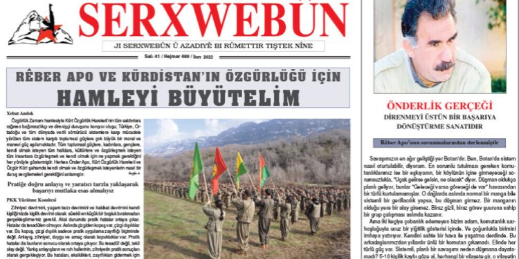 Rojnameya Serxwebûn bi hejmara xwe ya 489’an derket