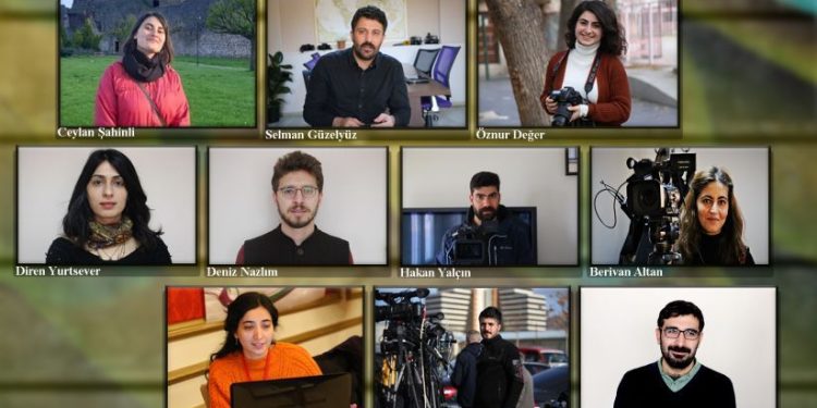 Tirsa dewleta Tirk a ji rastiyan – 9 rojnamevan hatin girtin