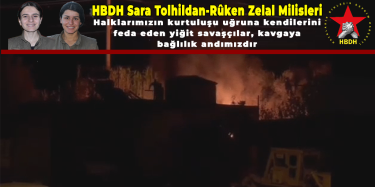 HBDH’ê li Tûzlaya Stenbolê çalakiya sabotajê li darxist