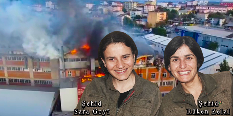 Yekîneya Tolhildanê ya Şehîd Rûken Zelal û Sara Goyî li Stenbolê çalakiya sabotajê li darxist