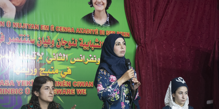 Jinên ciwan ên Minbicê 2’yemîn konferansa xwe darxistin