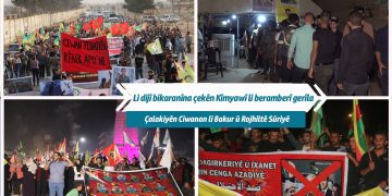 Bakur û Rojhilatê Surî de li hember çekên kîmyewî  ciwan daketin qadan
