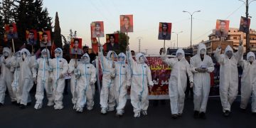 Ciwanan li Minbicê şanoyekî bêdeng pêşkeşkirin