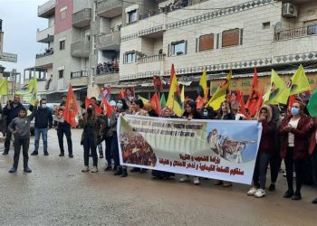 Ciwanên Dirbêsiyê li dijî êrişan bertek nîşan da