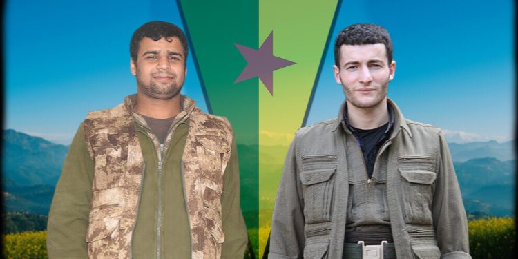 HPG’ê nasnameya 2 şehîdan eşkere kir