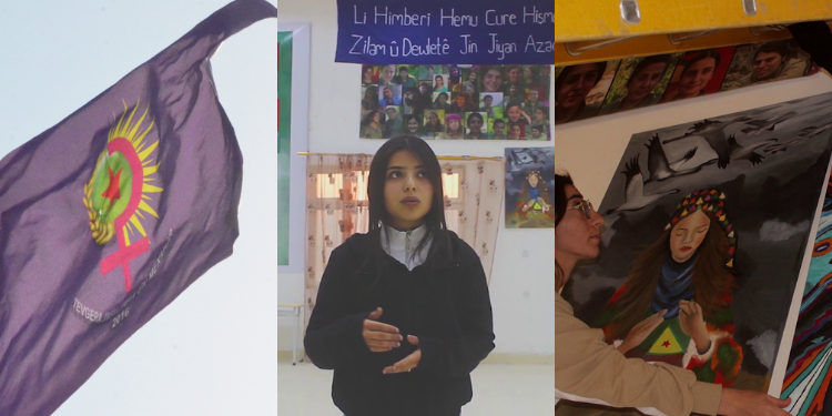 Tevgera Jinên Ciwan ên Mexmûr amedekariyên xwe ya kongre dikin