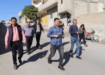 Ciwanan li Kobanê li dijî êrișên çekên kîmyaw belavok belav kirin