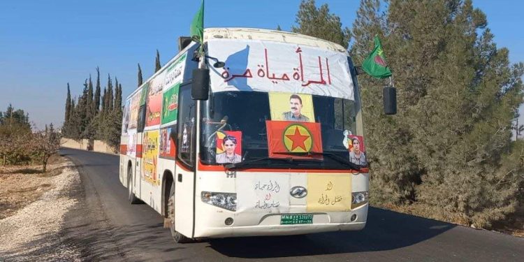 Jinên Ciwan li Minbicê çalakî kirin