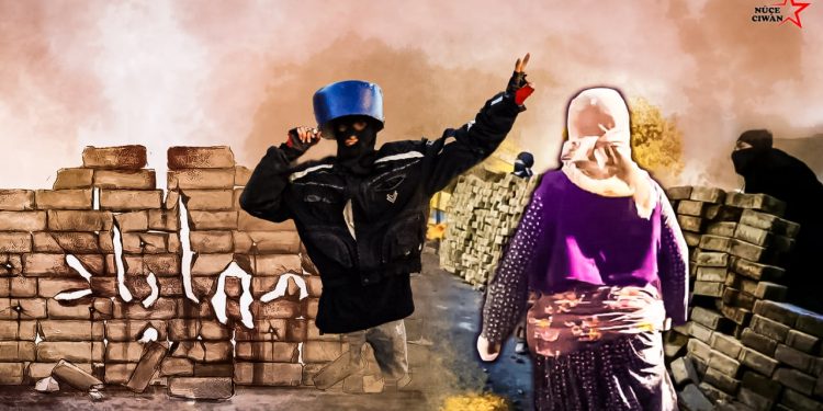 Meşaleya azadiyê di destê jin û ciwanan de ye